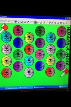 Preview of Whack a Mole Smartboard Music Game 3-6th Graders