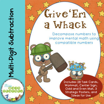 Preview of Whack a Number: Subtraction with Compatible Numbers without Regrouping