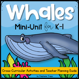 Whale Activities for Kindergarten and First Grade