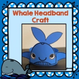 Whale Craft, Whale Headband Craft, Ww is for Whale
