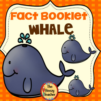 Preview of Whale Fact Booklet | Nonfiction | Comprehension | Craft