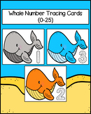 Whale Number Tracing Cards (0-25)