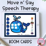 Whale Speech Therapy Boom Cards 