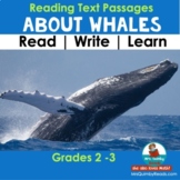 Whales | Informational Text Passages | 3rd Grade Science |