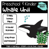 Whales - Preschool Unit complete with lesson plans, center