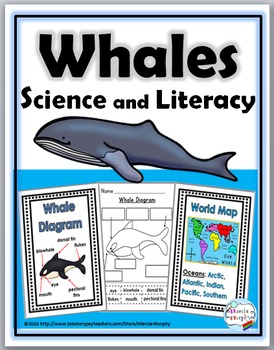 Preview of Whales Science and Literacy Unit