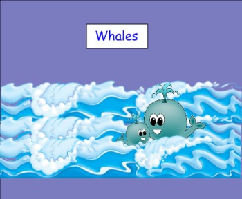 Preview of Whales - Smartboard Lesson