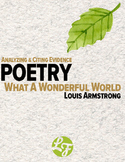 What A Wonderful World (Common Core Poetry)
