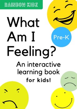 Preview of What Am I Feeling? Pre-K Downloadable Workbook (Emotions)