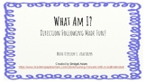 What Am I?  Following Directions - Fraction Version