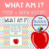 What Am I? Matching Cards: Food & Drink Edition