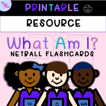 Preview of What Am I Netball Flashcards
