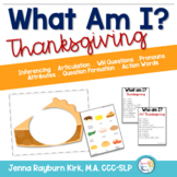 What Am I? Thanksgiving Free Speech Therapy