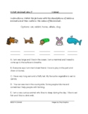 What Animal am I? Reading Worksheet (English Version)