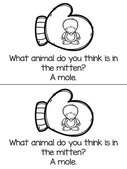 What Animal is in the Mitten (What & You Emergent Reader + Teacher Version)