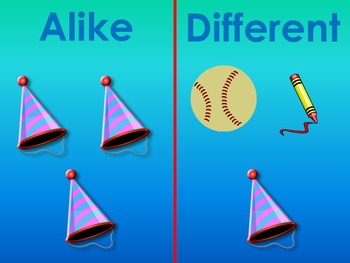 Preview of What Are Alike and Different?