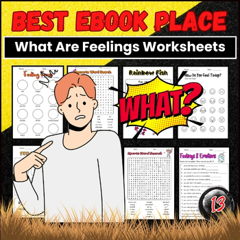 Preview of What Are Feelings Worksheets for kids