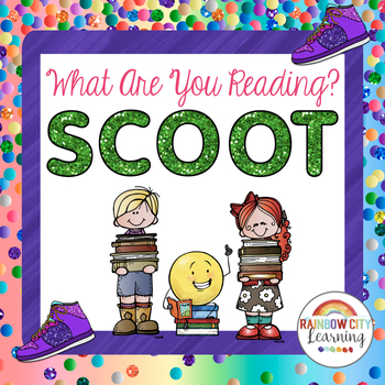 Preview of What Are You Reading SCOOT Cards Posters Game and Mini Journal