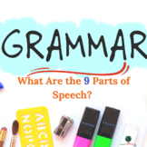 What Are the 9 Parts of Speech? (PowerPoint)