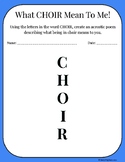 What CHOIR Means To Me!