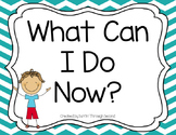 What Can I Do Now? Posters-Editable