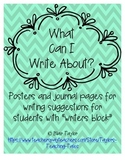 What Can I Write About Posters - Writing Topic Ideas