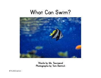 Preview of What Can Swim? Non-Fiction Book