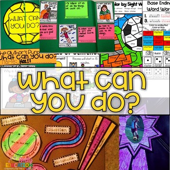 Preview of What Can You Do? Journeys 1st Grade Supplement Activities Unit 6 Lesson 27