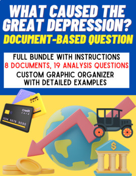 Preview of What Caused The Great Depression? Document-Based Question (DBQ)
