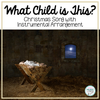 Preview of What Child Is This? Greensleeves - Christmas Carol with Orff