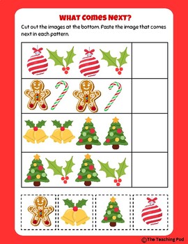 Preview of What Comes Next? Holiday Edition - Festive Sequencing Fun