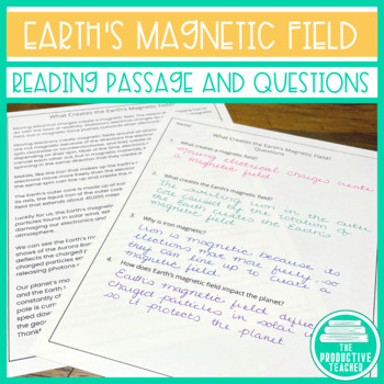 Magnets and Magnetic Fields - Worksheet - Fill in the blank