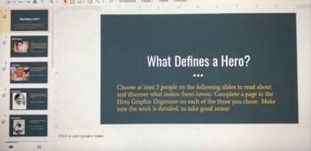 what defines a hero essay