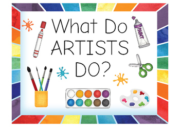 Preview of What Do Artists Do?  Signs about ARTISTS and how an artist works.