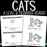 Cats | Level B Printable Book | Guided Reading | Sight Wor