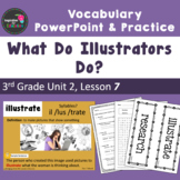 What Do Illustrators Do? Vocabulary PowerPoint  - Aligned 