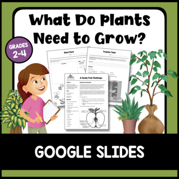 Preview of What Do Plants Need to Grow? Google Slides