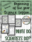 What Do Scientists Do? -Beginning of the year activity
