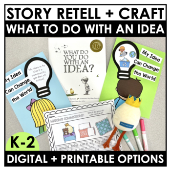 Preview of What Do You Do With Idea Read Aloud Digital + Print Google Slides™ | Craft