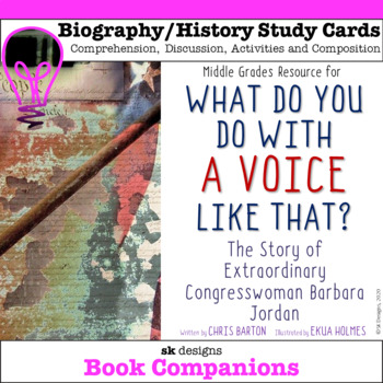 Preview of What Do You Do With a Voice Like That  Barbara Jordan Resource for Middle Grades