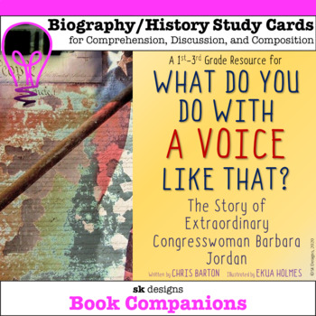 Preview of What Do You Do With a Voice Like That  Barbara Jordan Biography Book Study