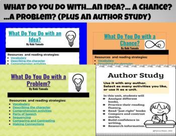 Preview of What Do You Do With...an Idea?... a Chance? ...a Problem? (Plus an Author Study)