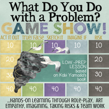 Preview of What Do You Do with a Problem? School Counseling Growth Mindset Lesson + Game