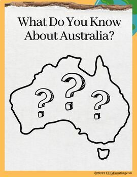 Preview of What Do You Know About Australia?