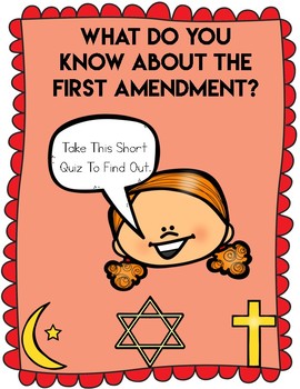 Preview of First Amendment Quiz