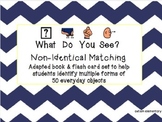 Non-Identical Matching Adapted Book for Special Education