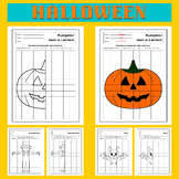 What Do You See on Halloween? Lines of Symmetry Drawing Ac