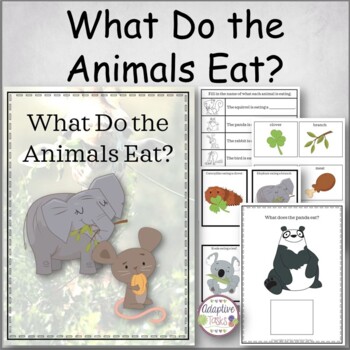 What Do the Animals Eat? by Adaptive Tasks | TPT