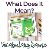 What Does It Mean? Vocabulary Game on Digital Slides - Rea