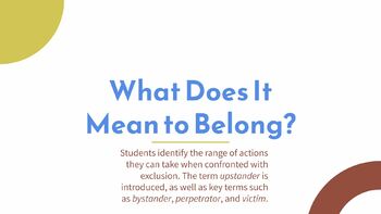 Preview of What Does It Mean to Belong?